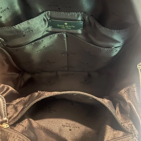 Kate Spade Black Nylon Medium Backpack - Picture 3 of 7